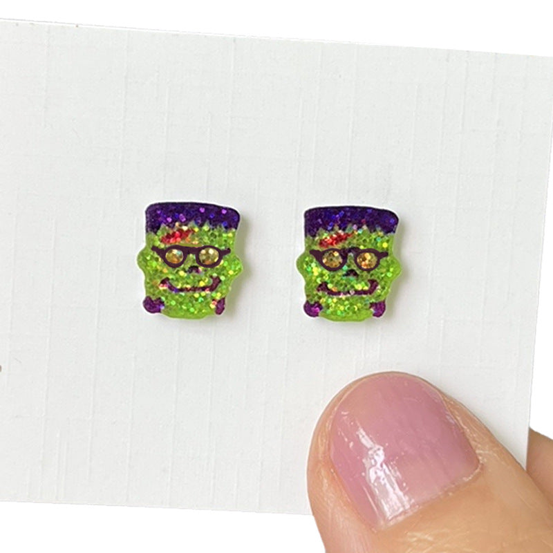 Wholesale Cute  Mini Sparkling Earrings